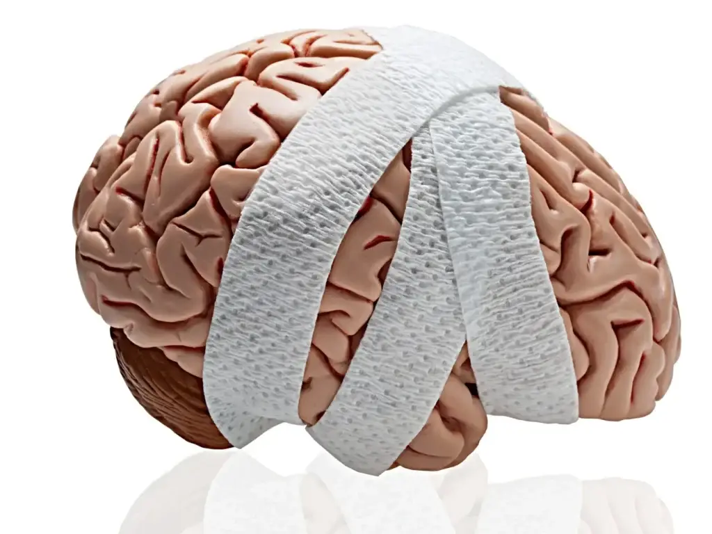 Home bandaged brain logo