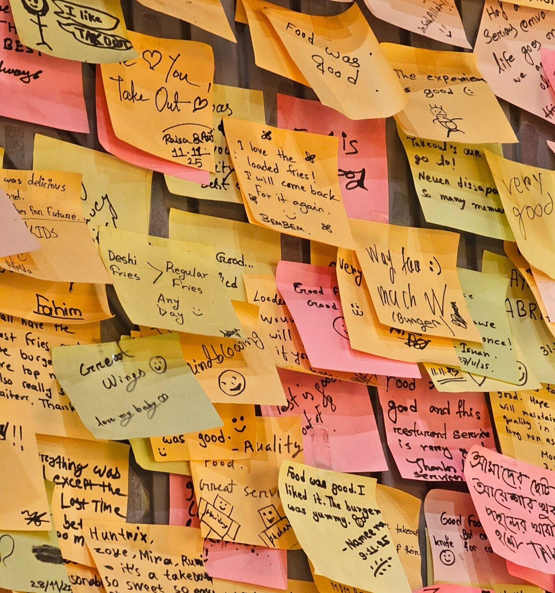 Lessons learned note overload